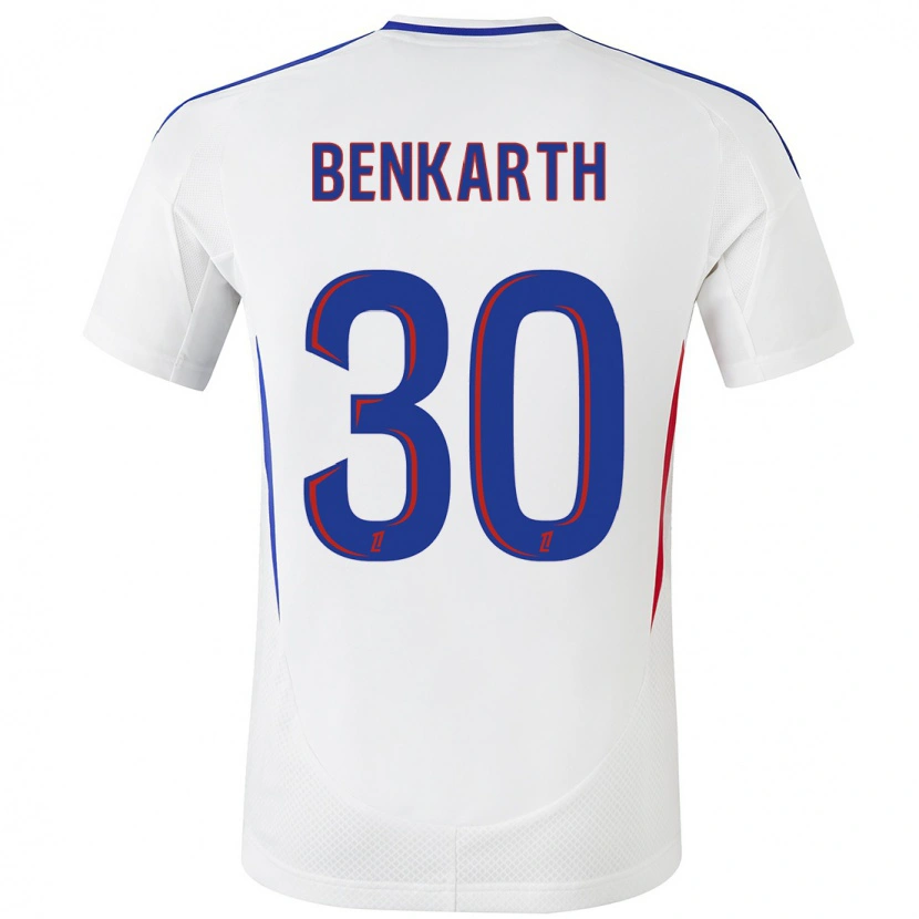 Danxen Herren Laura Benkarth #30 Weiß Blau Heimtrikot Trikot 2024/25 T-Shirt