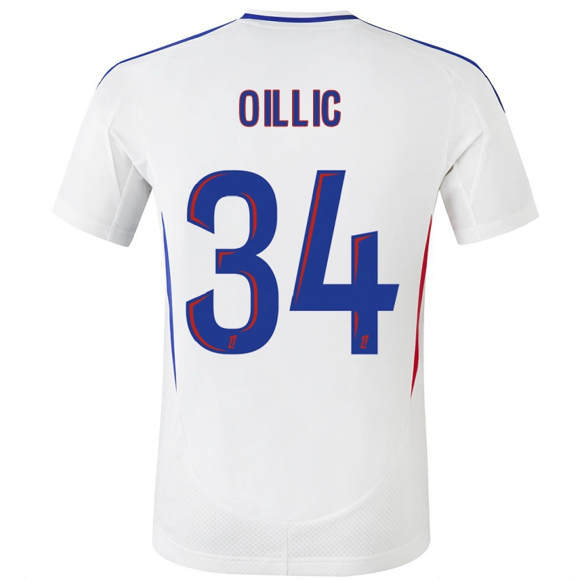 Danxen Herren Laureen Oillic #34 Weiß Blau Heimtrikot Trikot 2024/25 T-Shirt