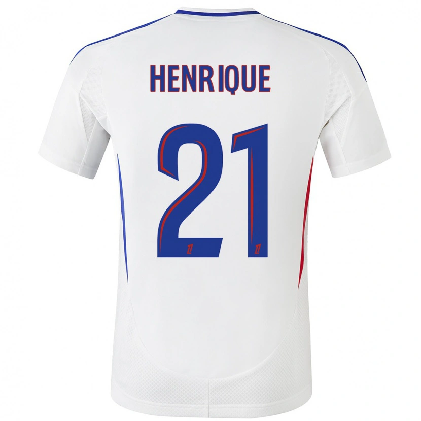 Danxen Herren Henrique Silva #21 Weiß Blau Heimtrikot Trikot 2024/25 T-Shirt