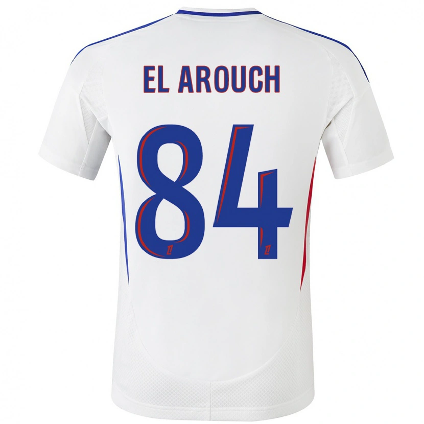 Danxen Herren Mohamed El Arouch #84 Weiß Blau Heimtrikot Trikot 2024/25 T-Shirt