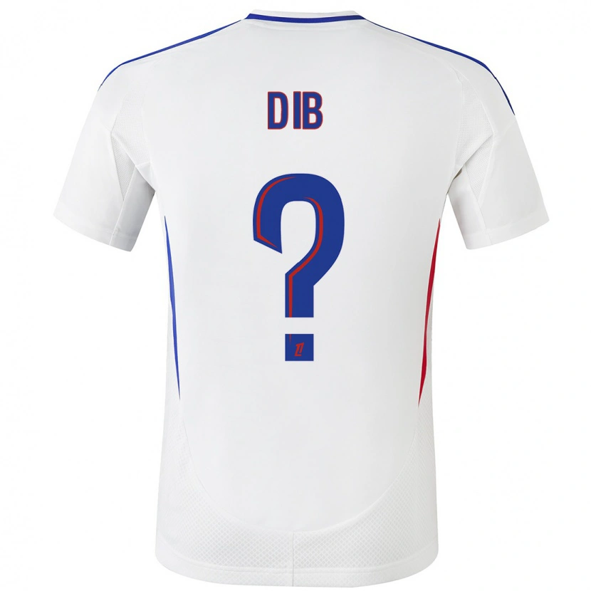 Danxen Herren Djibrail Dib #0 Weiß Blau Heimtrikot Trikot 2024/25 T-Shirt
