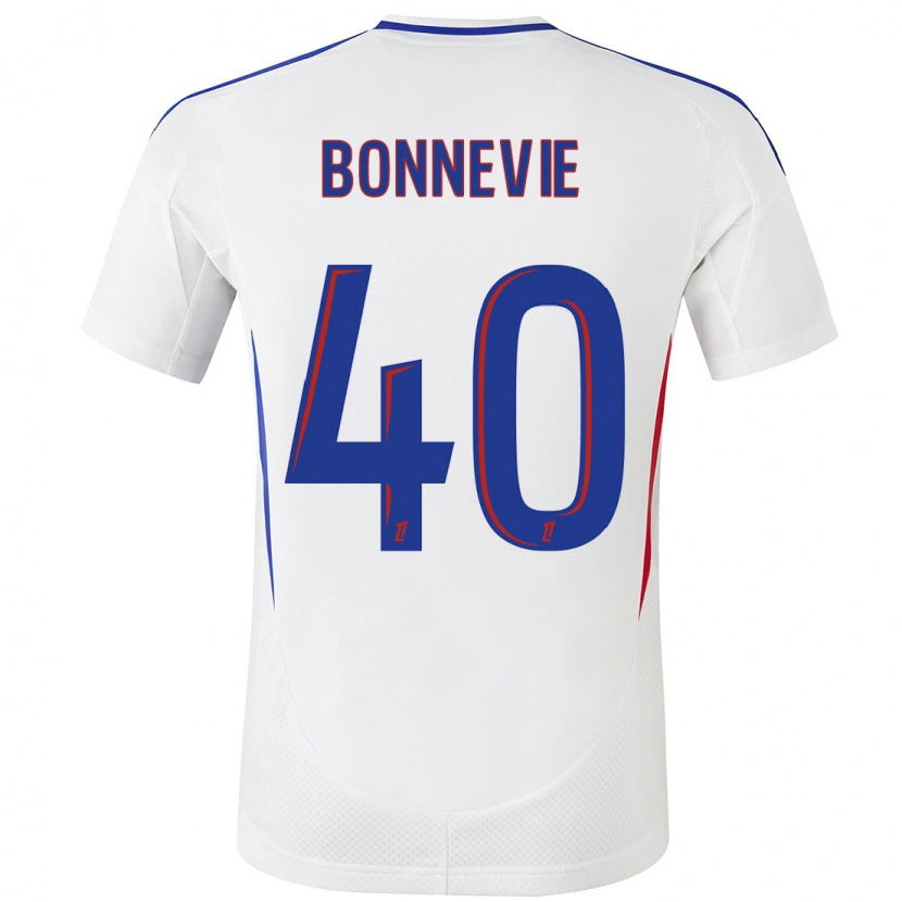 Danxen Herren Kayne Bonnevie #40 Weiß Blau Heimtrikot Trikot 2024/25 T-Shirt