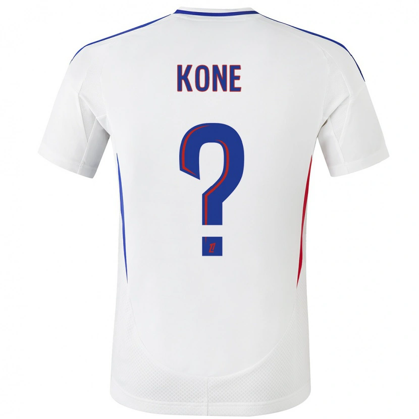 Danxen Herren Youssouf Kone #0 Weiß Blau Heimtrikot Trikot 2024/25 T-Shirt