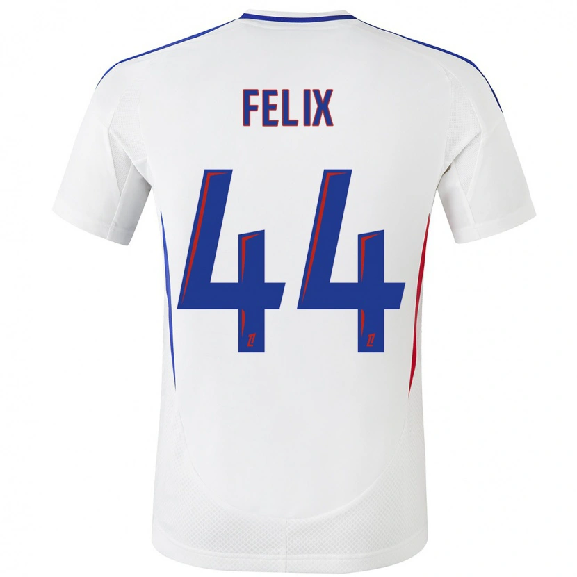 Danxen Herren Marley Felix #44 Weiß Blau Heimtrikot Trikot 2024/25 T-Shirt