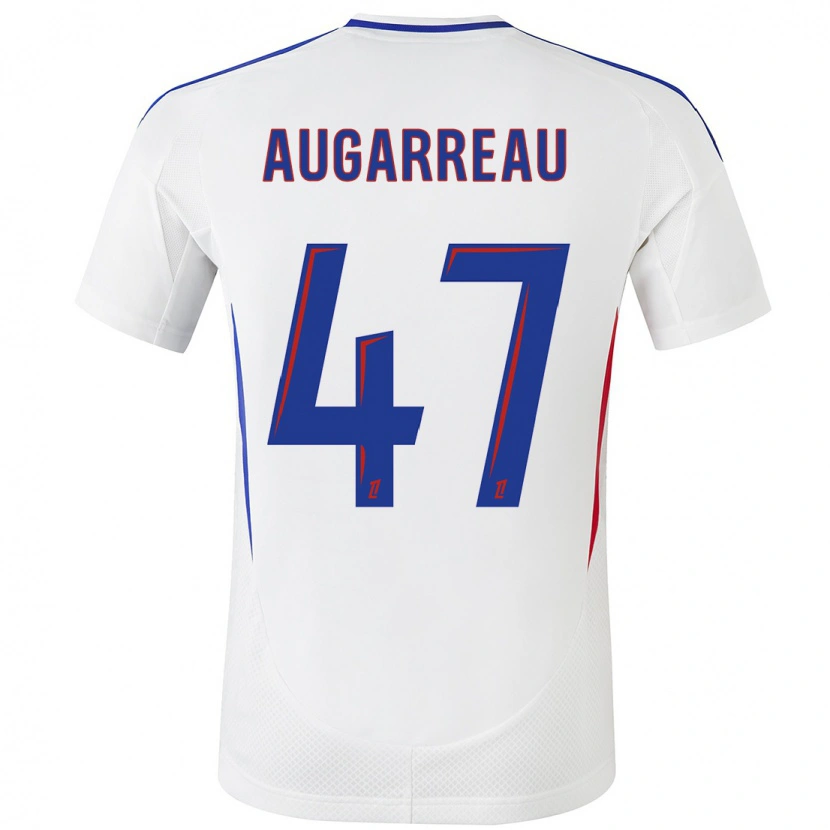 Danxen Herren Sofiane Augarreau #47 Weiß Blau Heimtrikot Trikot 2024/25 T-Shirt