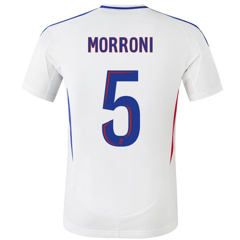 Danxen Herren Perle Morroni #5 Weiß Blau Heimtrikot Trikot 2024/25 T-Shirt