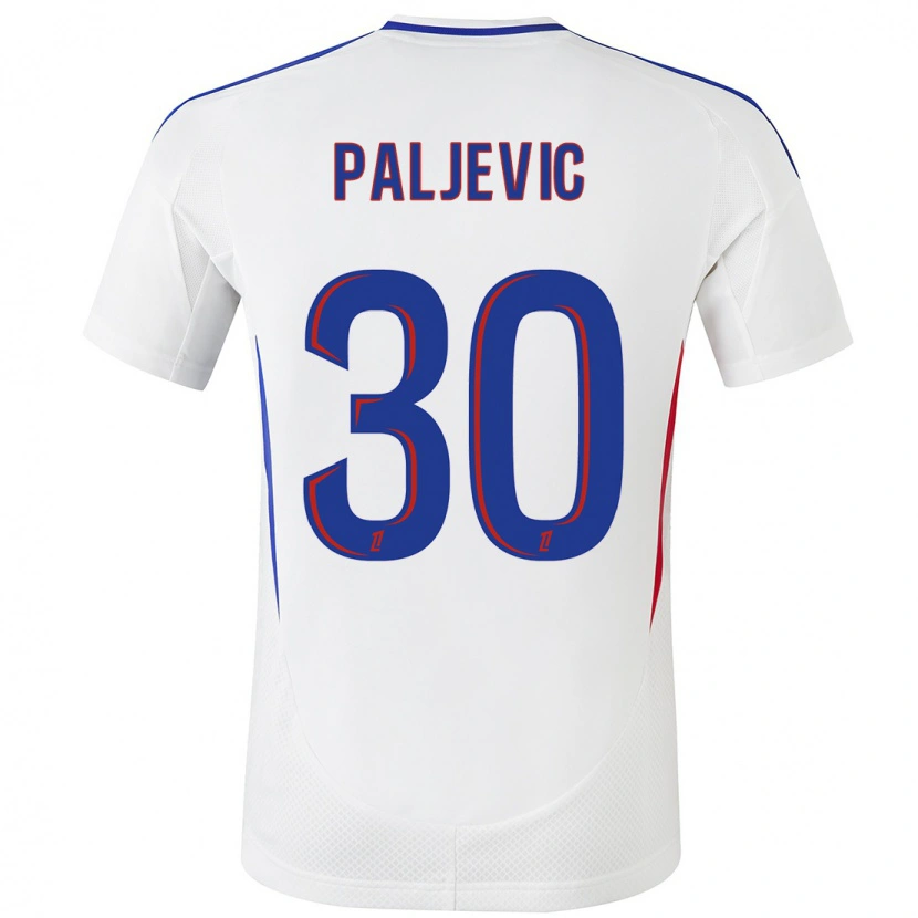 Danxen Herren Alyssia Paljevic #30 Weiß Blau Heimtrikot Trikot 2024/25 T-Shirt