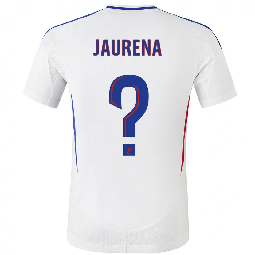 Danxen Herren Ines Jaurena #0 Weiß Blau Heimtrikot Trikot 2024/25 T-Shirt