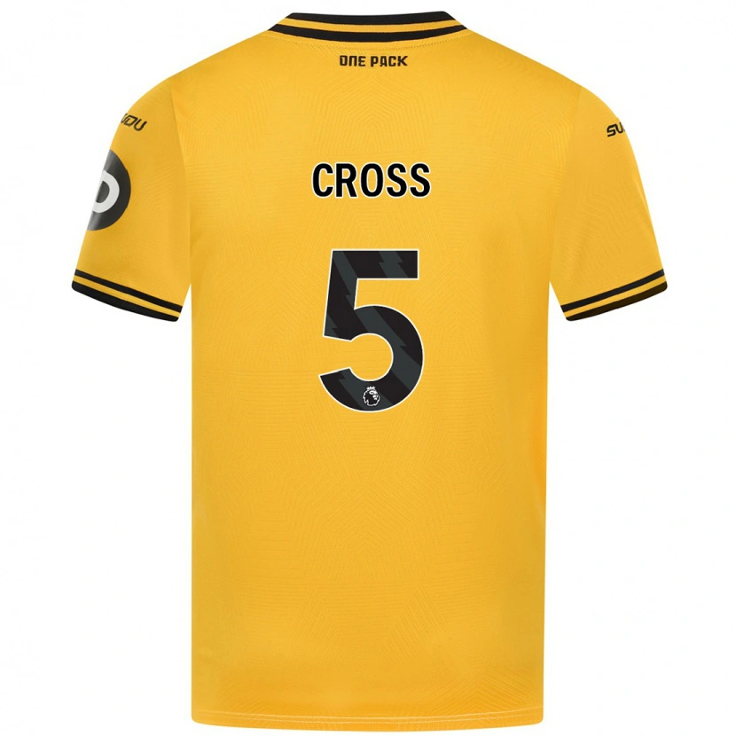 Danxen Herren Emma Cross #5 Gelb Heimtrikot Trikot 2024/25 T-Shirt