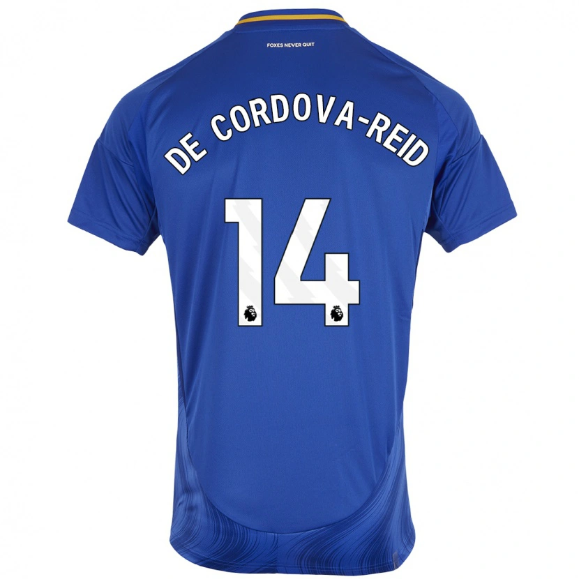 Danxen Herren Bobby De Cordova-Reid #14 Blau Weiß Heimtrikot Trikot 2024/25 T-Shirt