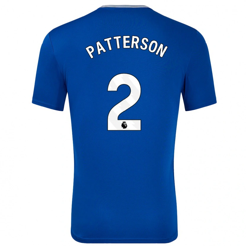 Danxen Herren Nathan Patterson #2 Blau Mit Heimtrikot Trikot 2024/25 T-Shirt