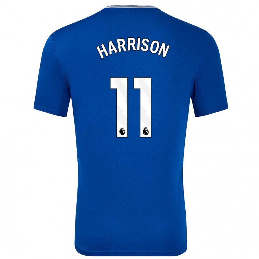 Danxen Herren Jack Harrison #11 Blau Mit Heimtrikot Trikot 2024/25 T-Shirt