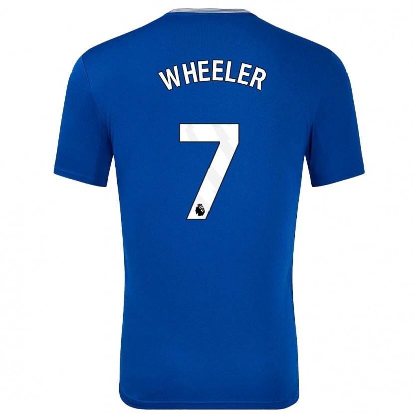 Danxen Herren Clare Wheeler #7 Blau Mit Heimtrikot Trikot 2024/25 T-Shirt