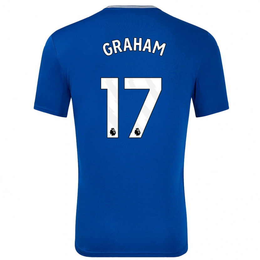 Danxen Herren Lucy Graham #17 Blau Mit Heimtrikot Trikot 2024/25 T-Shirt