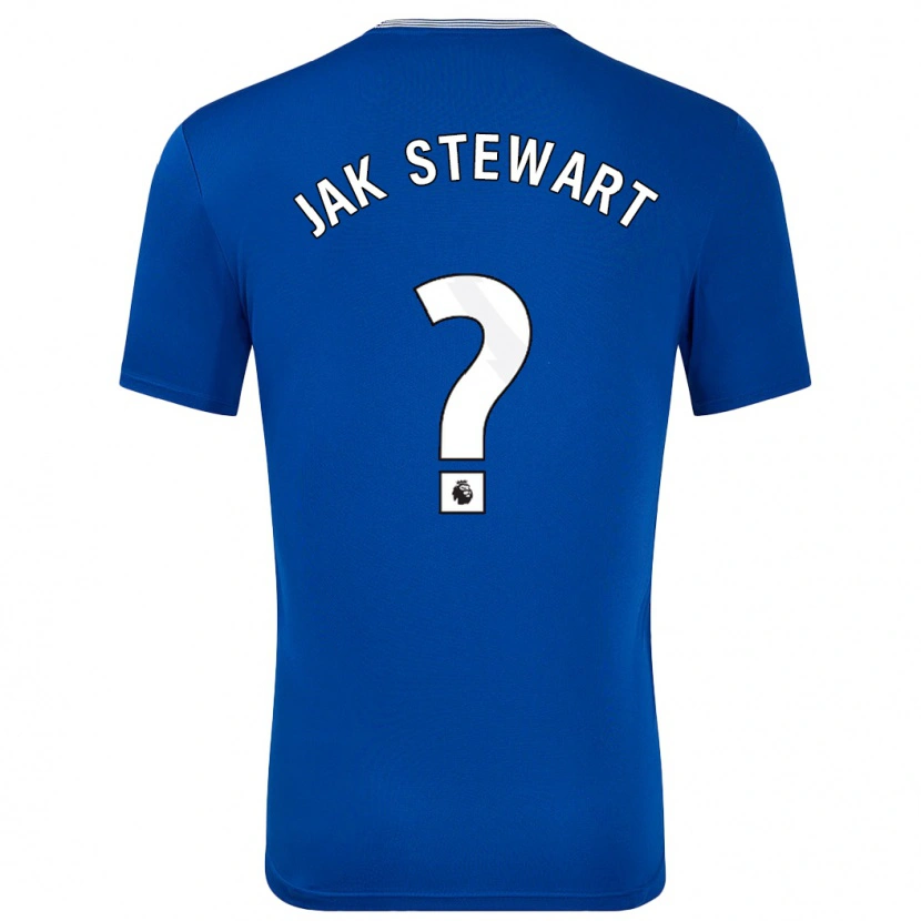 Danxen Herren Jak Stewart #0 Blau Mit Heimtrikot Trikot 2024/25 T-Shirt