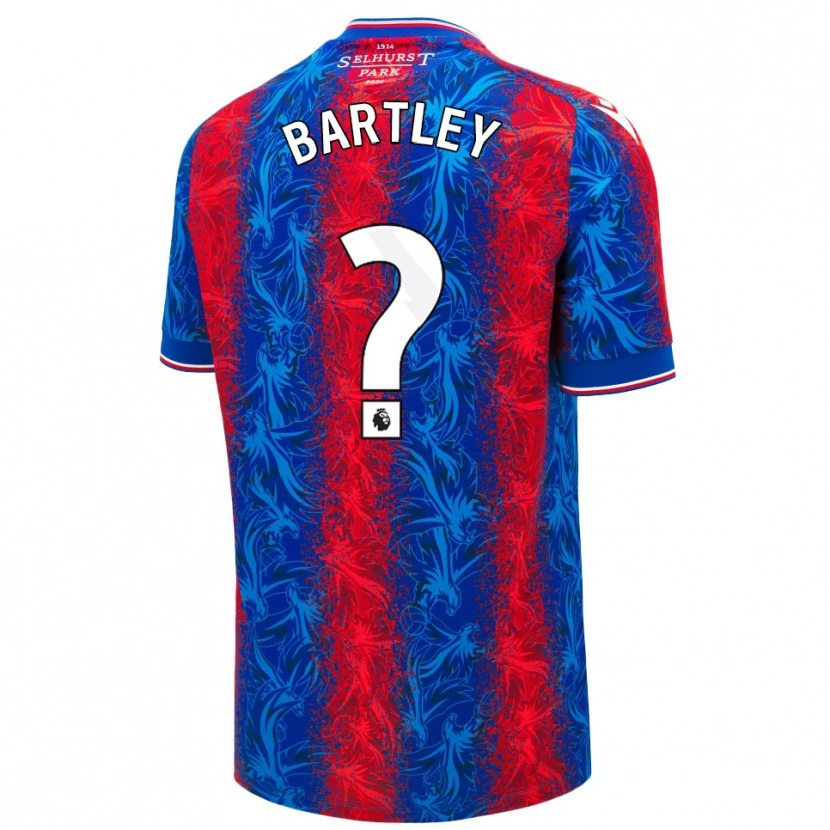 Danxen Herren Ryan Bartley #0 Rot Blauen Streifen Heimtrikot Trikot 2024/25 T-Shirt