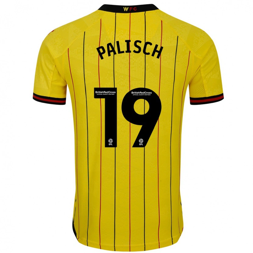Danxen Herren Alli Palisch #19 Gelb Schwarz Heimtrikot Trikot 2024/25 T-Shirt