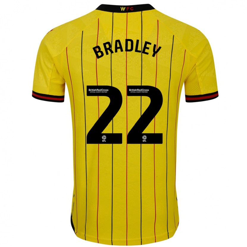 Danxen Herren Jade Bradley #22 Gelb Schwarz Heimtrikot Trikot 2024/25 T-Shirt