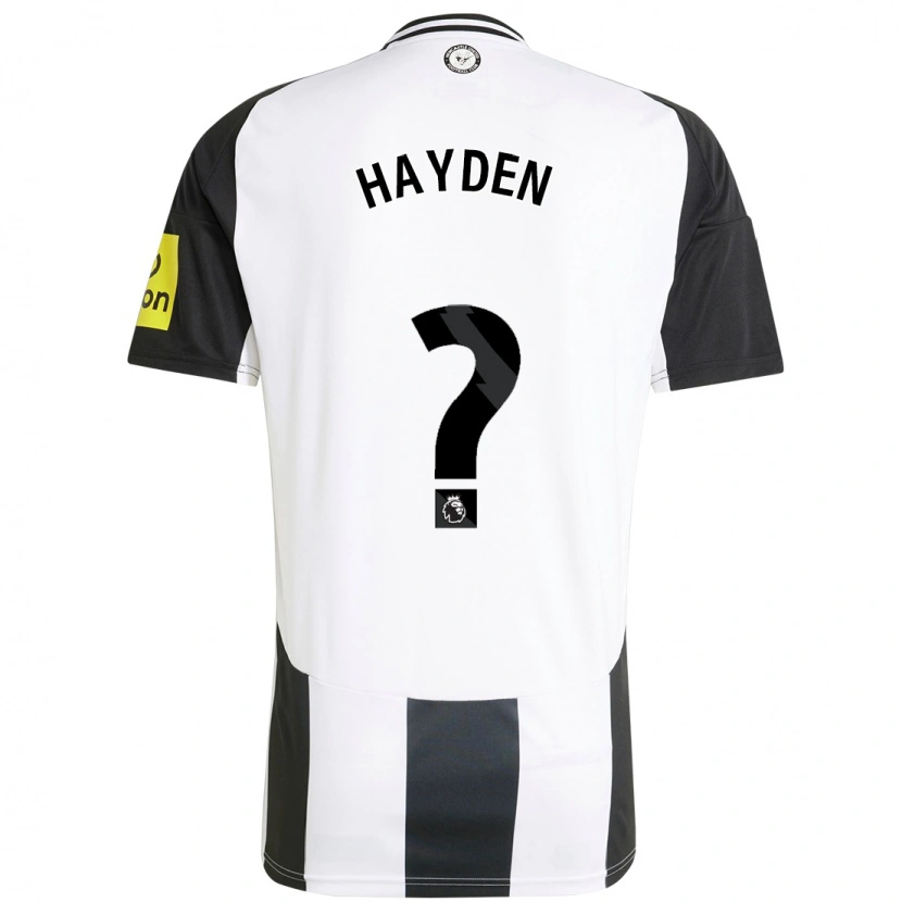 Danxen Herren Isaac Hayden #0 Weiß Schwarz Heimtrikot Trikot 2024/25 T-Shirt