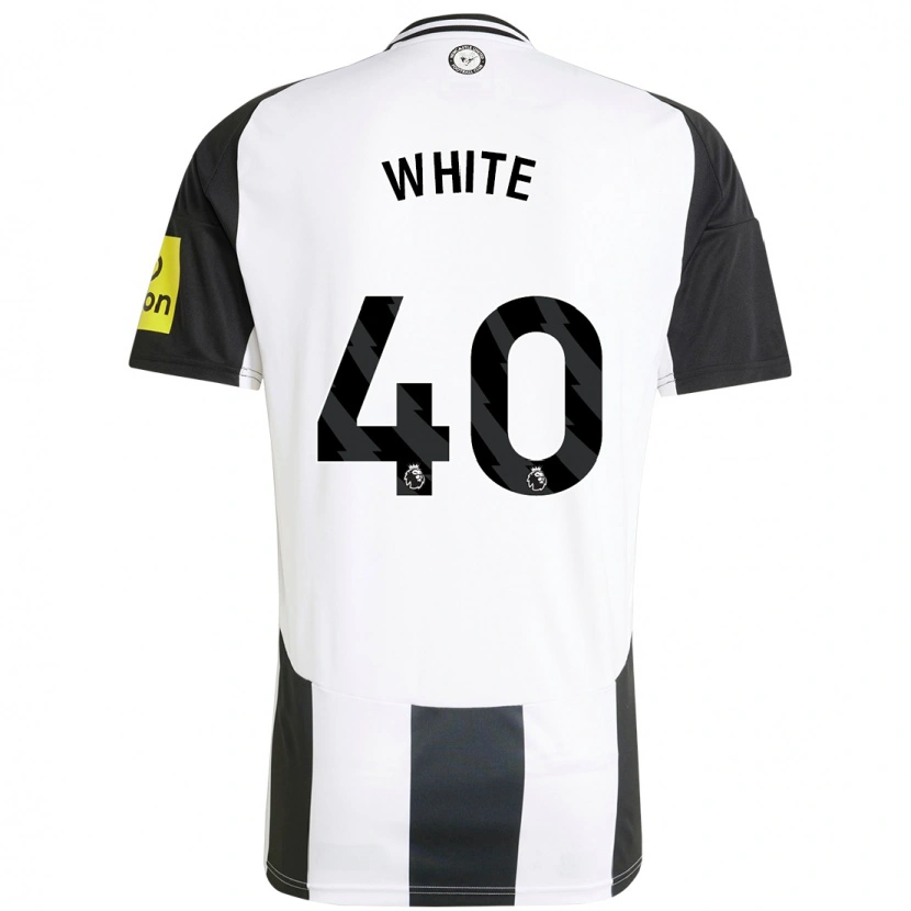Danxen Herren Joe White #40 Weiß Schwarz Heimtrikot Trikot 2024/25 T-Shirt
