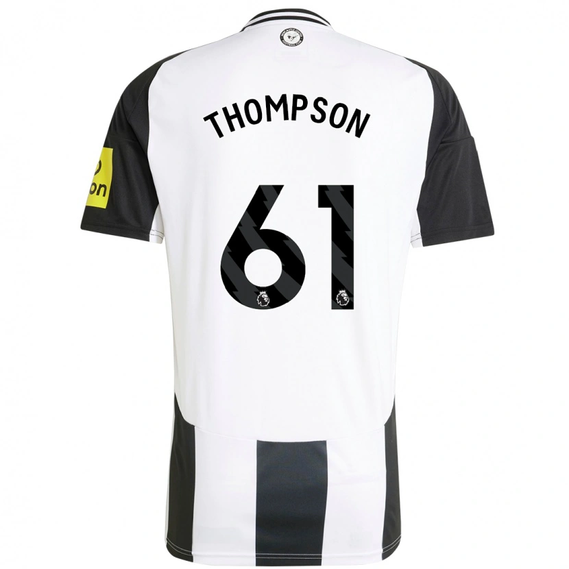 Danxen Herren Max Thompson #61 Weiß Schwarz Heimtrikot Trikot 2024/25 T-Shirt