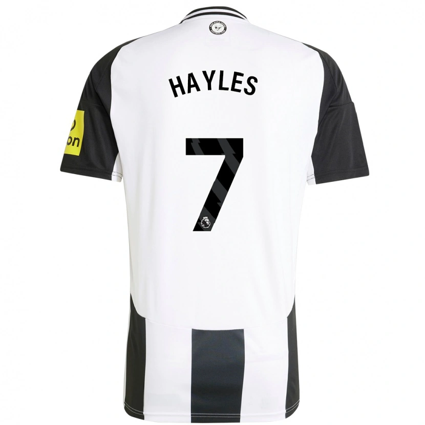 Danxen Herren Shania Hayles #7 Weiß Schwarz Heimtrikot Trikot 2024/25 T-Shirt