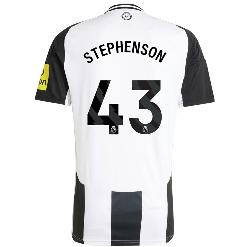 Danxen Herren Dylan Stephenson #43 Weiß Schwarz Heimtrikot Trikot 2024/25 T-Shirt
