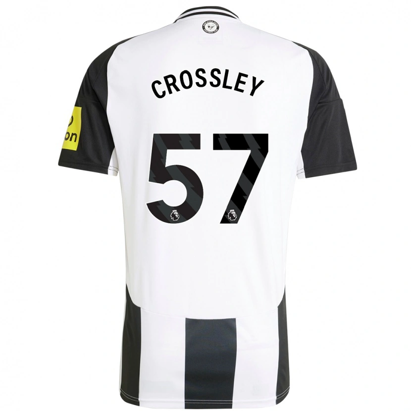 Danxen Herren Kyle Crossley #57 Weiß Schwarz Heimtrikot Trikot 2024/25 T-Shirt