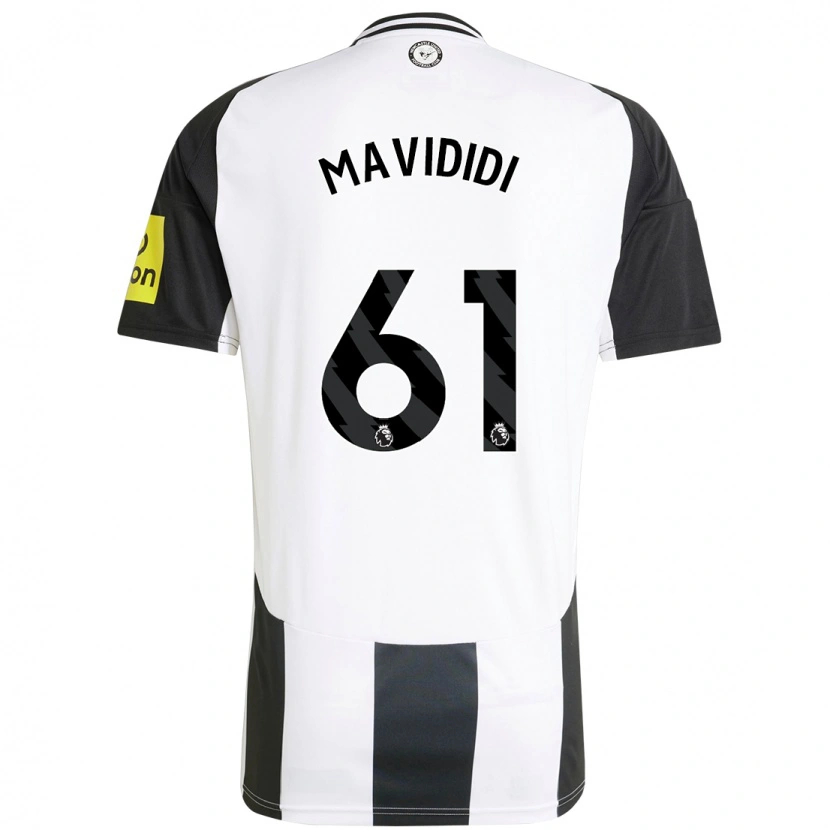 Danxen Herren Shaun Mavididi #61 Weiß Schwarz Heimtrikot Trikot 2024/25 T-Shirt
