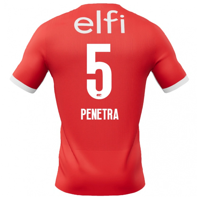 Danxen Herren Alexandre Penetra #5 Rot Weiß Heimtrikot Trikot 2024/25 T-Shirt