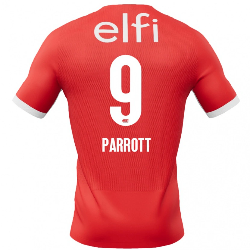 Danxen Herren Troy Parrott #9 Rot Weiß Heimtrikot Trikot 2024/25 T-Shirt