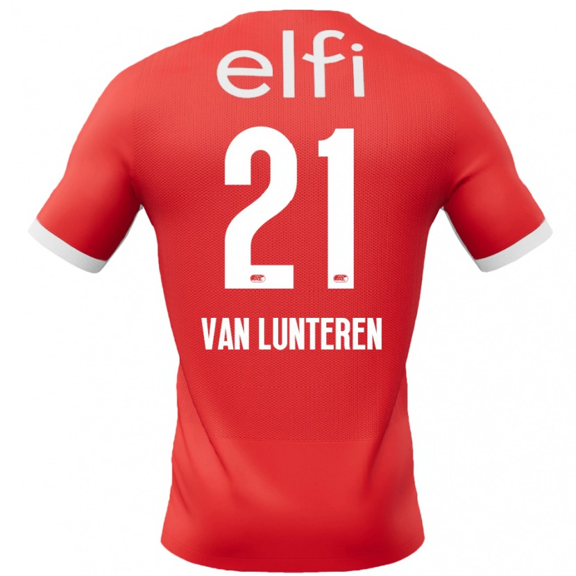 Danxen Herren Desiree Van Lunteren #21 Rot Weiß Heimtrikot Trikot 2024/25 T-Shirt