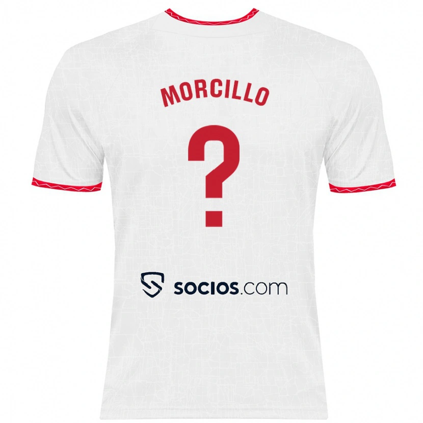 Danxen Herren Raquel Morcillo #0 Weiß Rot Heimtrikot Trikot 2024/25 T-Shirt