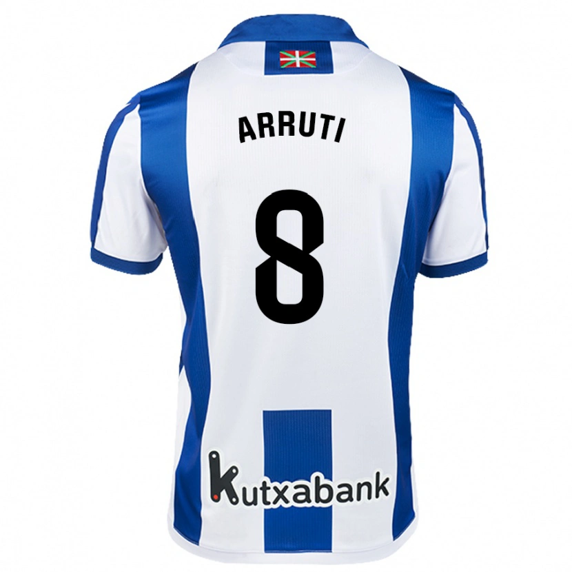 Danxen Herren Martín Arruti #8 Weiß Blau Heimtrikot Trikot 2024/25 T-Shirt