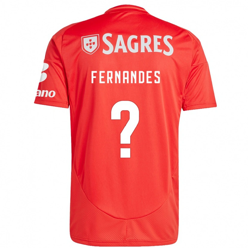 Danxen Herren Ricardo Fernandes #0 Rot Weiß Heimtrikot Trikot 2024/25 T-Shirt