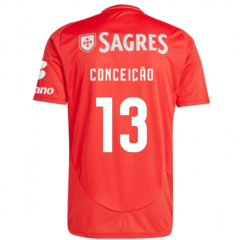 Danxen Herren João Conceição #13 Rot Weiß Heimtrikot Trikot 2024/25 T-Shirt