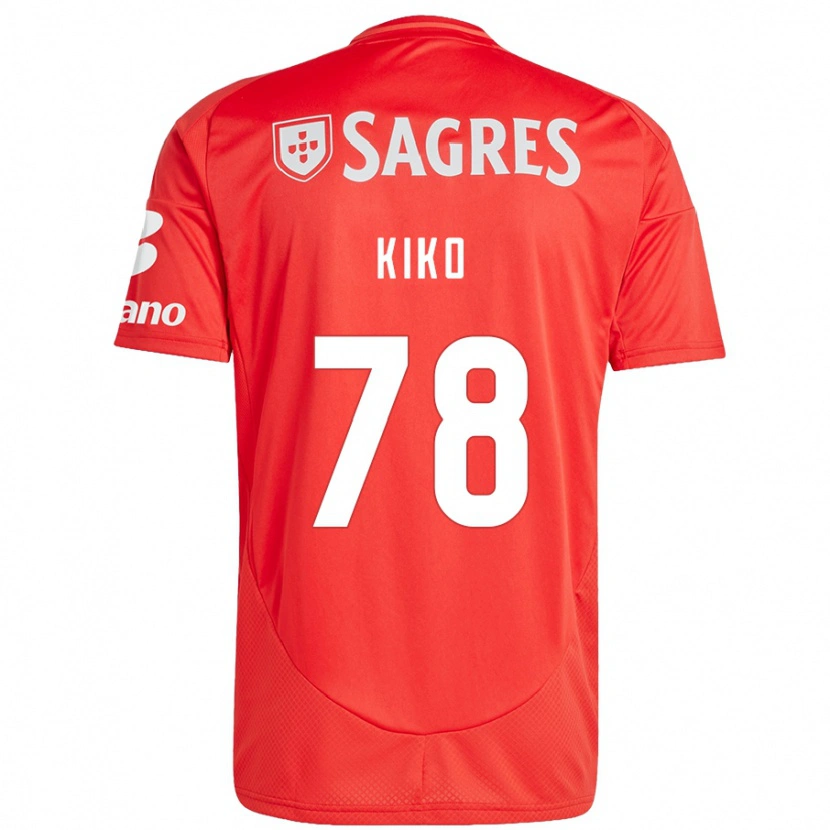 Danxen Herren Kiko #78 Rot Weiß Heimtrikot Trikot 2024/25 T-Shirt