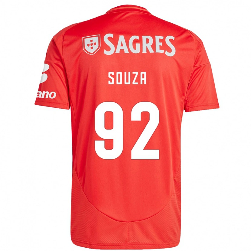 Danxen Herren Pedro Souza #92 Rot Weiß Heimtrikot Trikot 2024/25 T-Shirt
