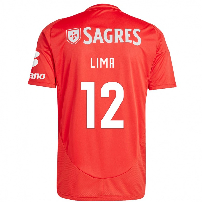 Danxen Herren Thaís Lima #12 Rot Weiß Heimtrikot Trikot 2024/25 T-Shirt