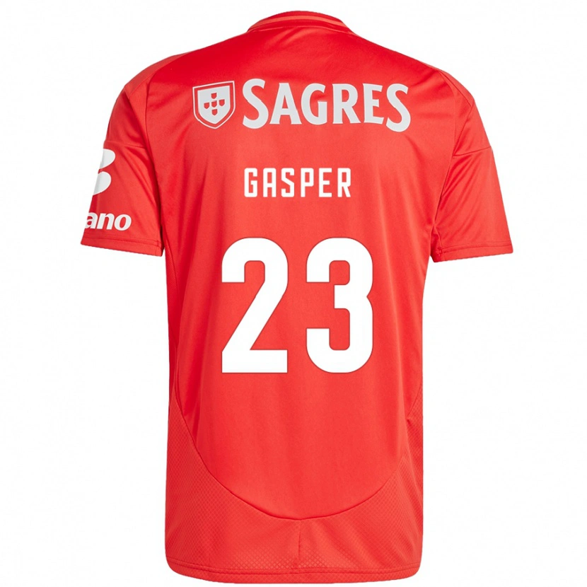 Danxen Herren Anna Gasper #23 Rot Weiß Heimtrikot Trikot 2024/25 T-Shirt