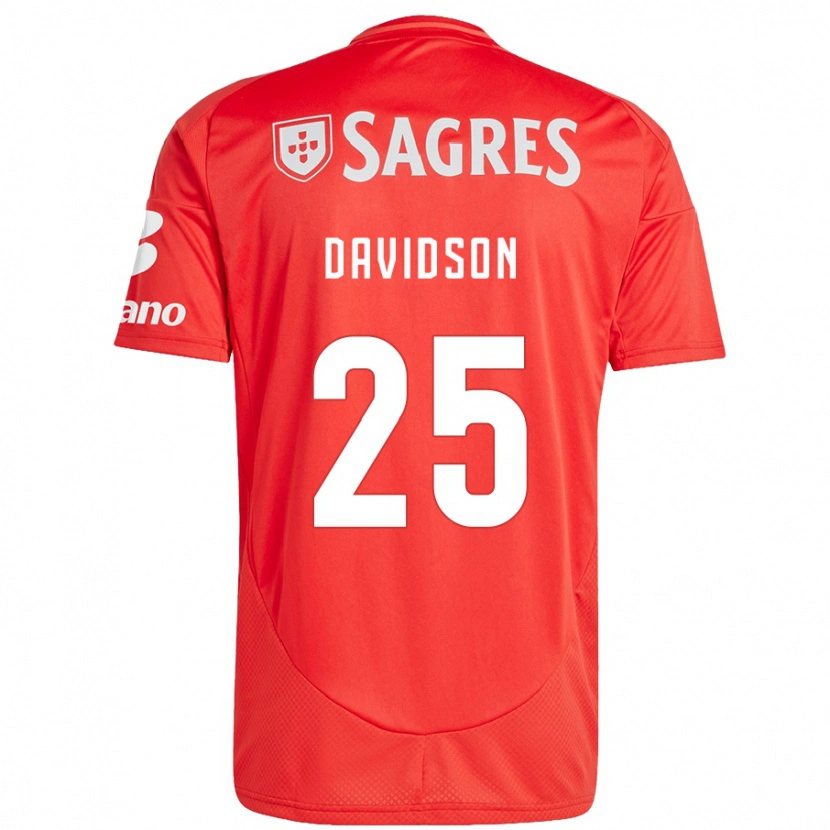 Danxen Herren Chandra Davidson #25 Rot Weiß Heimtrikot Trikot 2024/25 T-Shirt