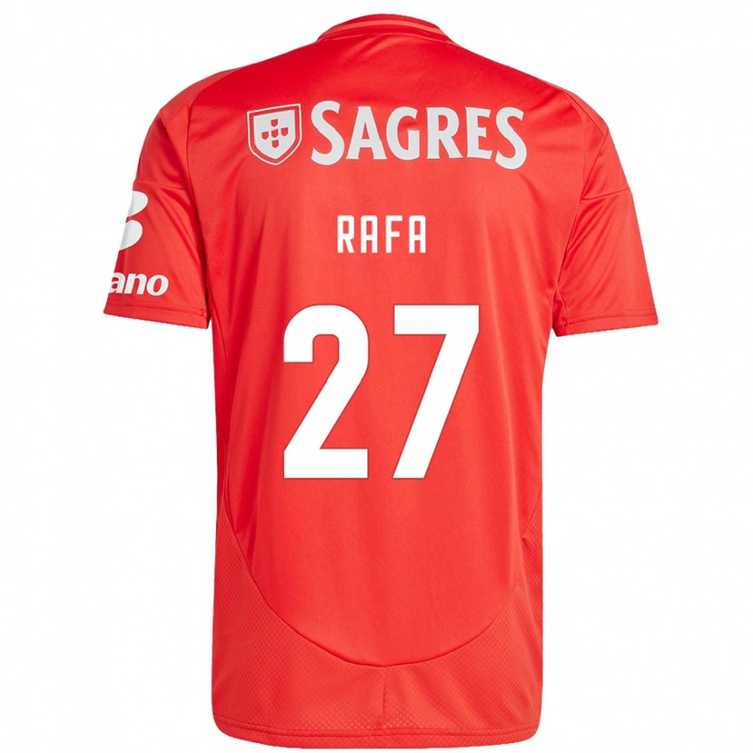 Danxen Herren Rafa #27 Rot Weiß Heimtrikot Trikot 2024/25 T-Shirt