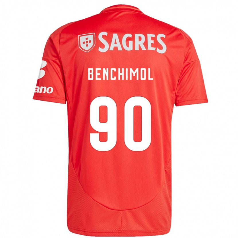 Danxen Herren Benchimol #90 Rot Weiß Heimtrikot Trikot 2024/25 T-Shirt