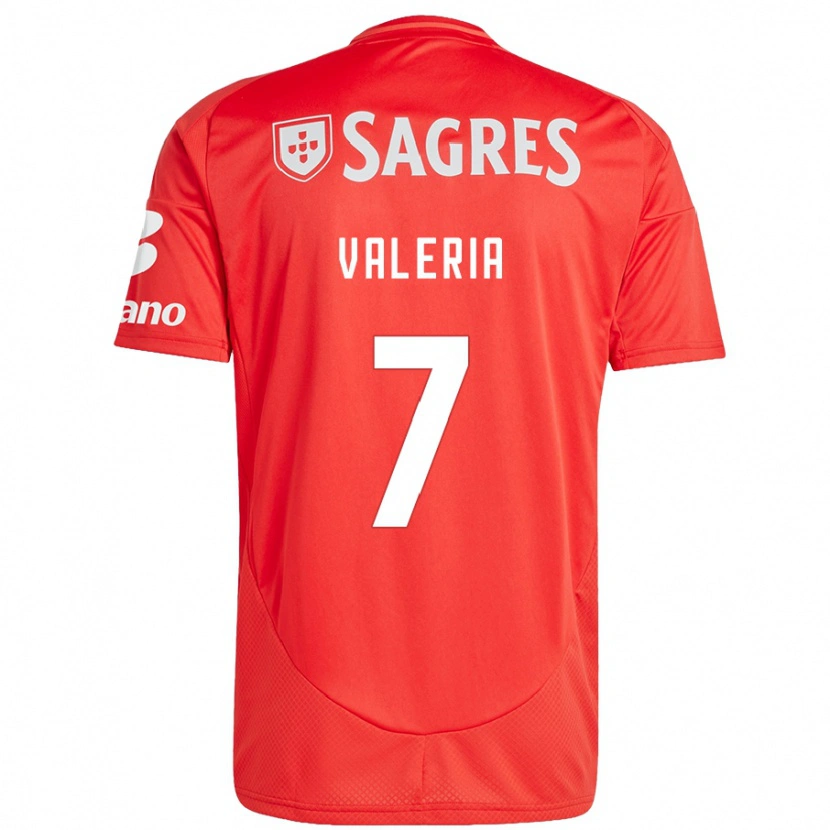 Danxen Herren Valeria #7 Rot Weiß Heimtrikot Trikot 2024/25 T-Shirt
