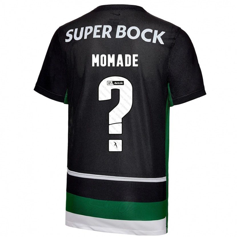 Danxen Herren Rayhan Momade #0 Schwarz Weiß Grün Heimtrikot Trikot 2024/25 T-Shirt
