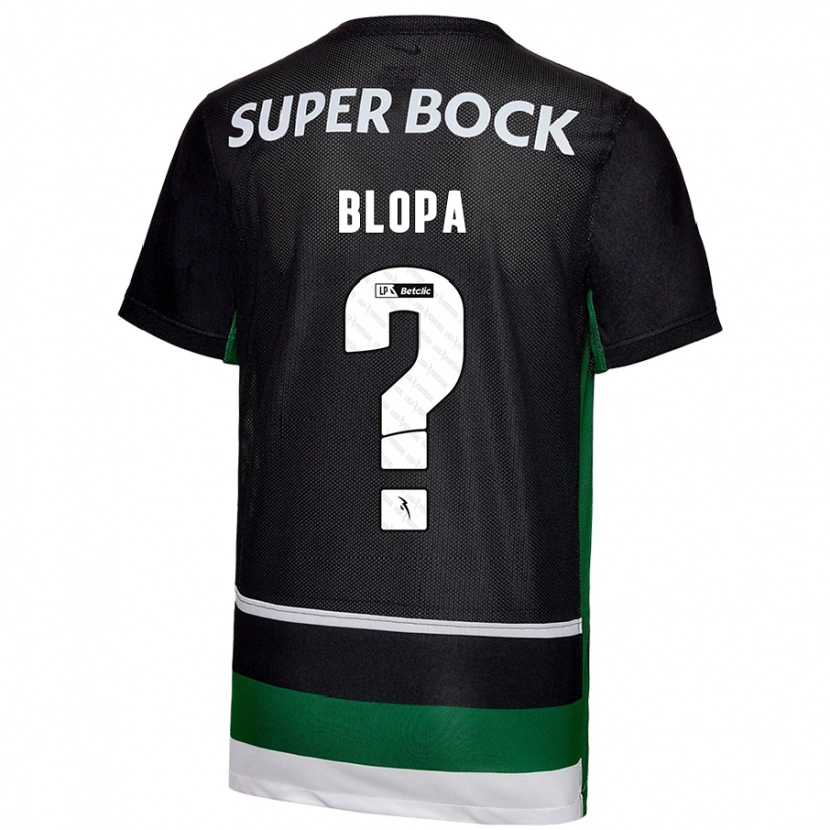 Danxen Herren Salvador Blopa #0 Schwarz Weiß Grün Heimtrikot Trikot 2024/25 T-Shirt