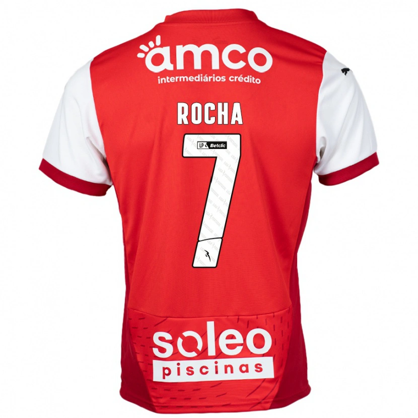 Danxen Herren Carolina Rocha #7 Rot Weiß Heimtrikot Trikot 2024/25 T-Shirt