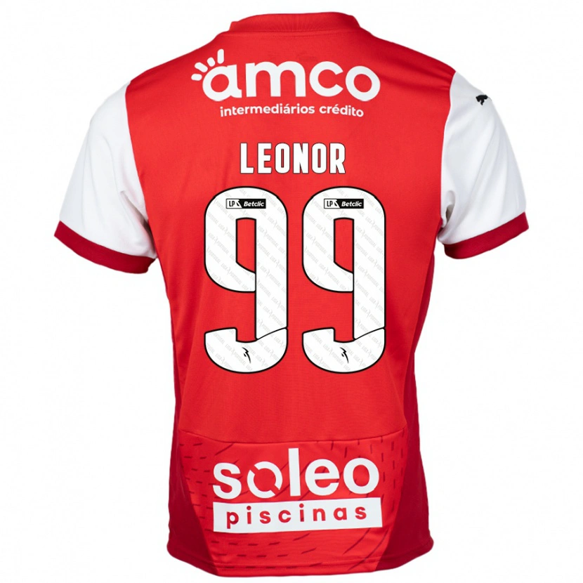 Danxen Herren Maria Leonor #99 Rot Weiß Heimtrikot Trikot 2024/25 T-Shirt
