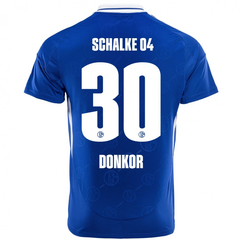 Danxen Herren Anton Donkor #30 Königsblau Heimtrikot Trikot 2024/25 T-Shirt