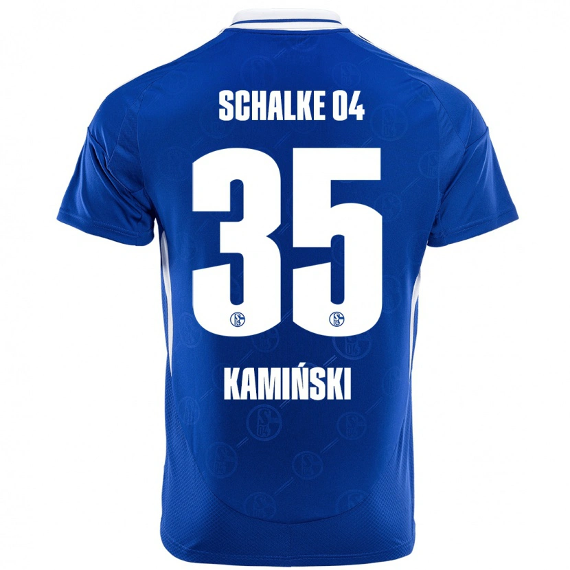 Danxen Herren Marcin Kaminski #35 Königsblau Heimtrikot Trikot 2024/25 T-Shirt